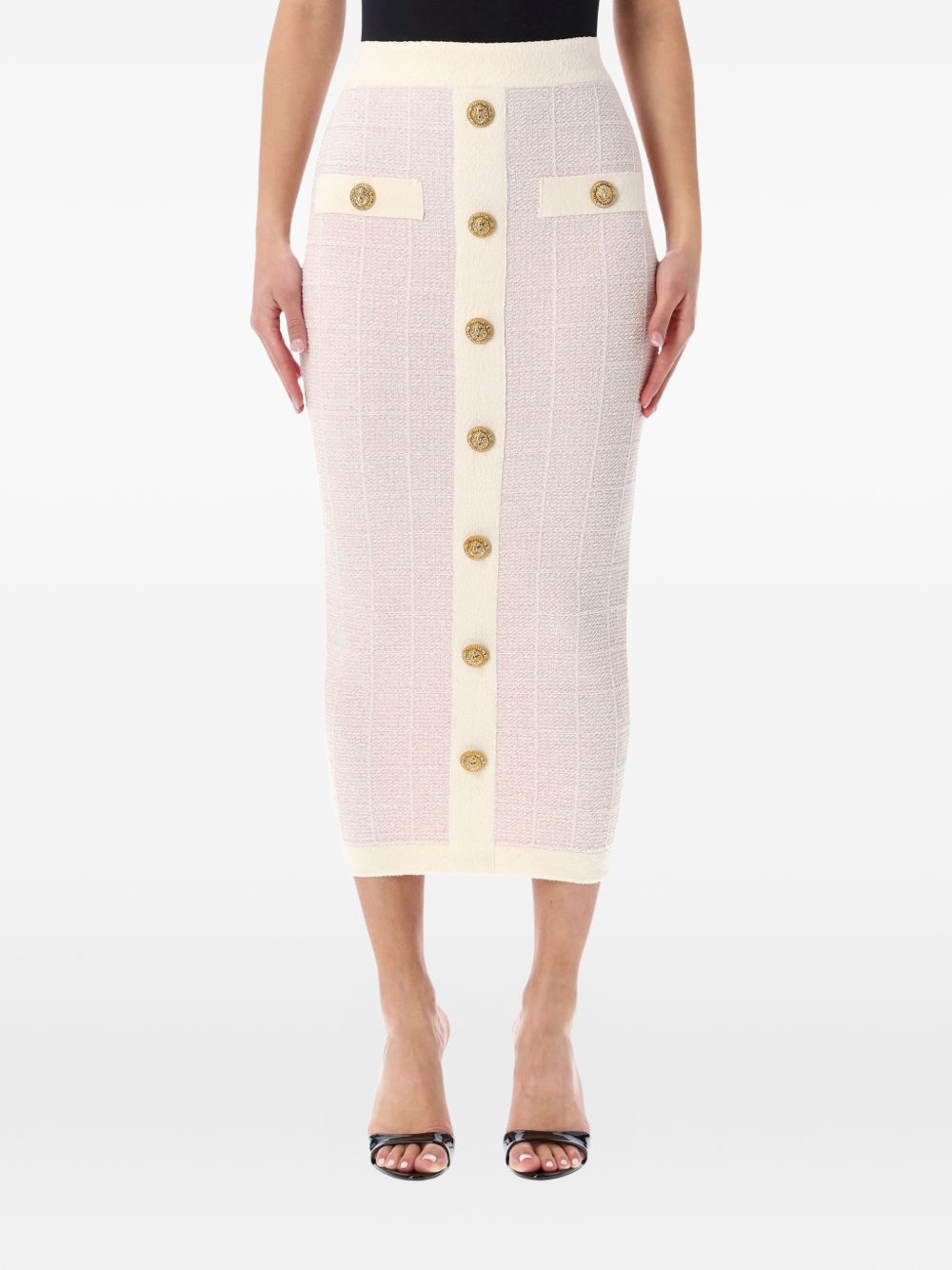 TWEED LONG SKIRT