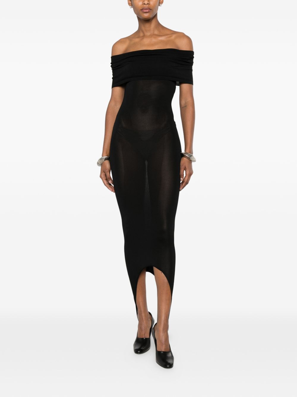 KNITTED MIDI DRESS