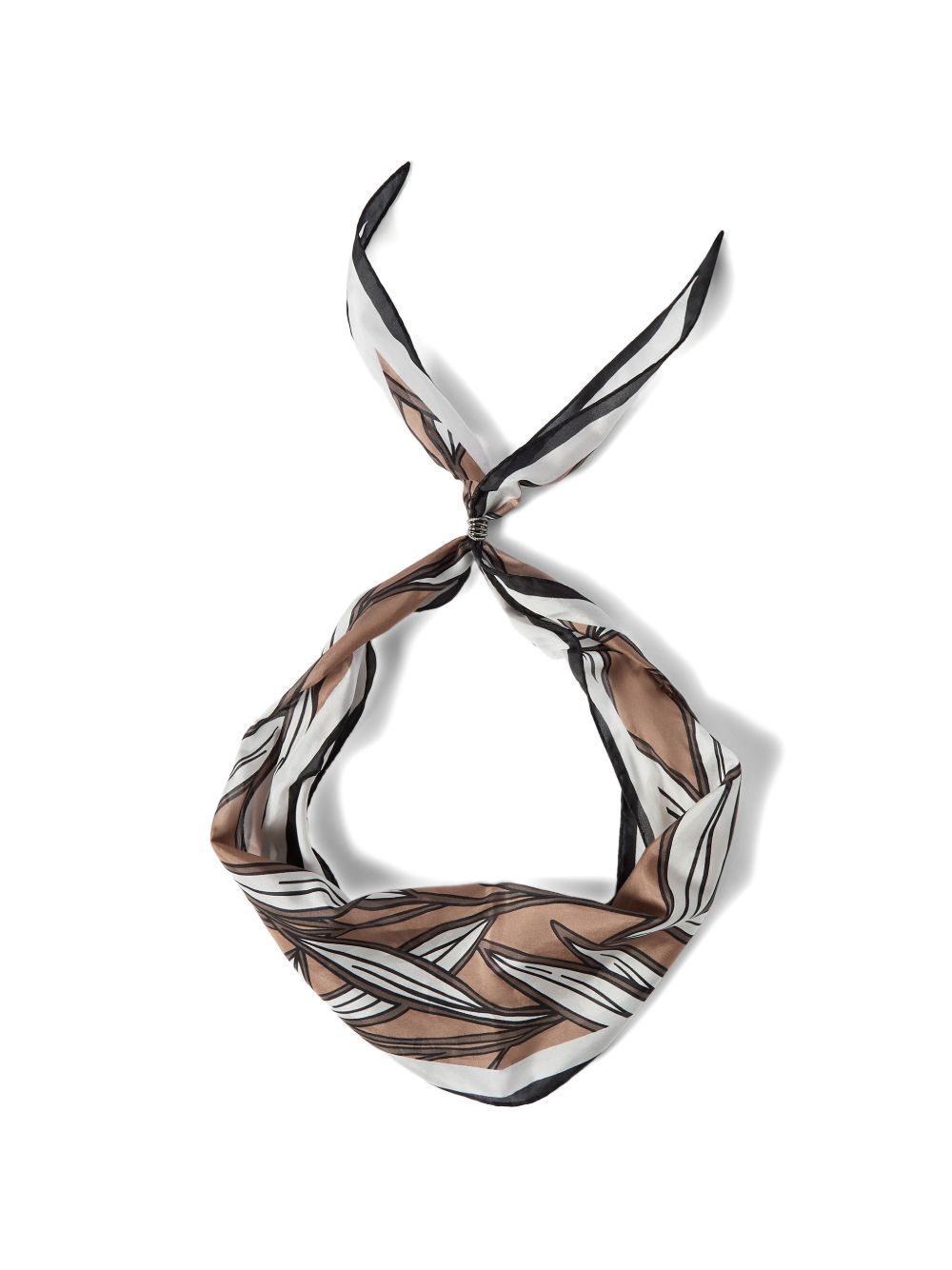 PRINTED SILK FOULARD