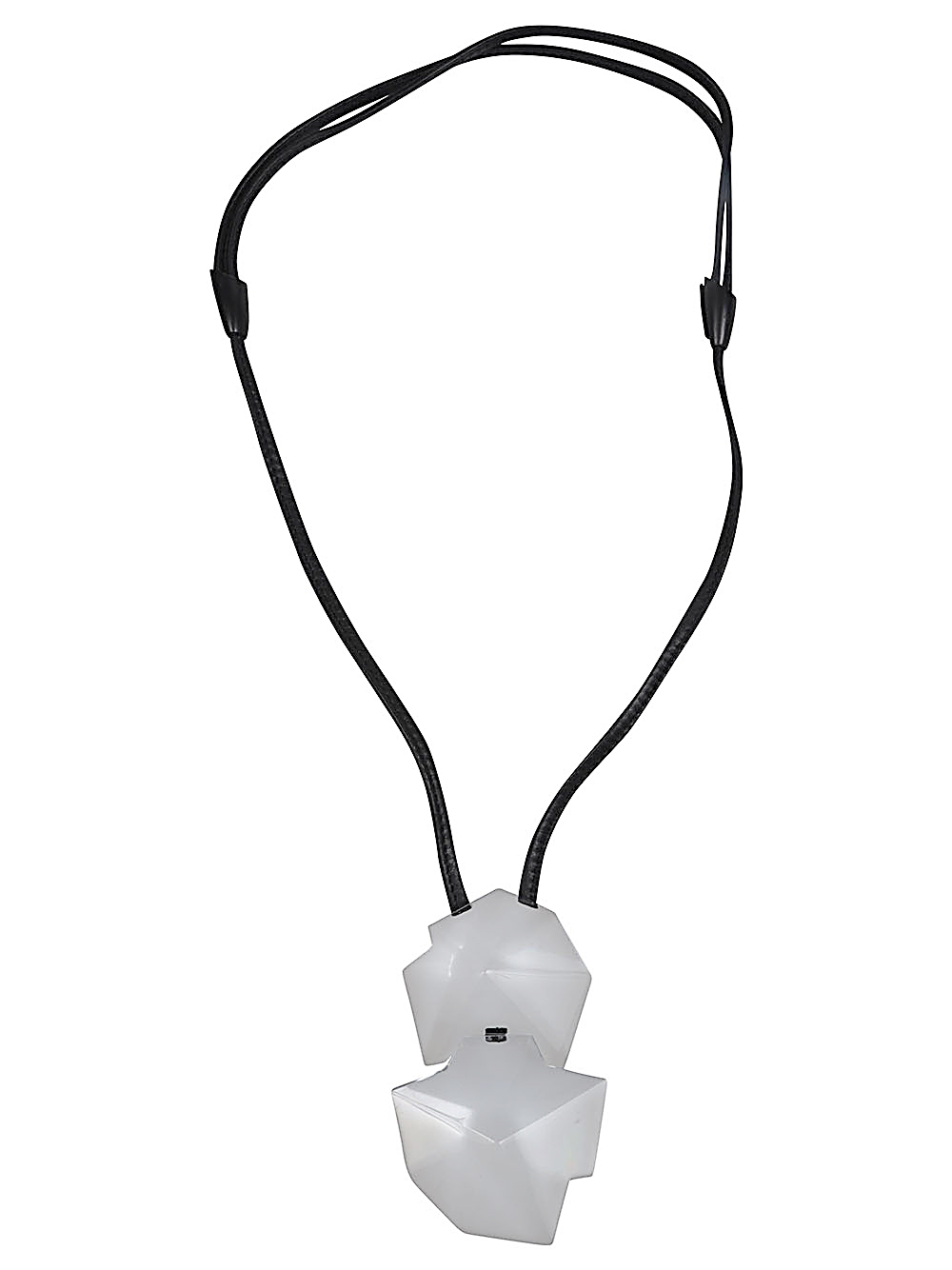 LEATHER NECKLACE WITH PENDANT