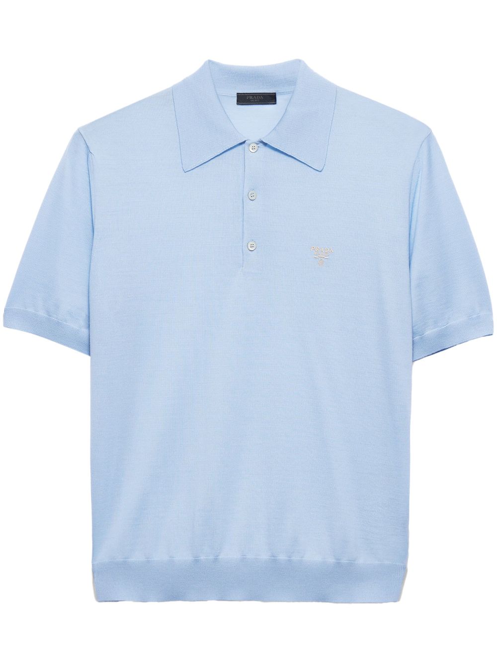 LOGO WOOL POLO SHIRT