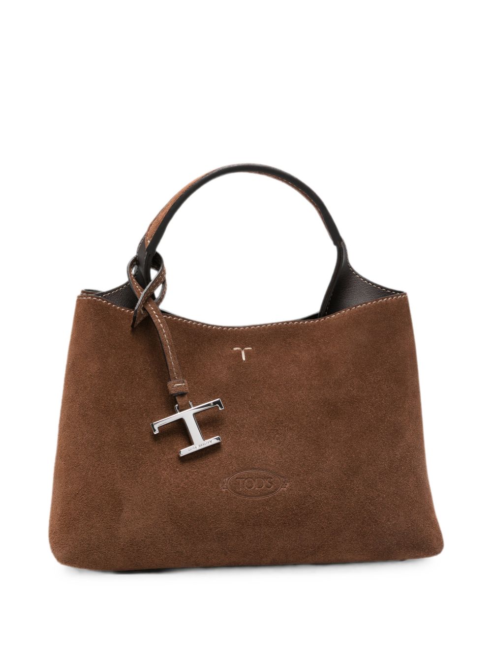 T TIMELESS MICRO LEATHER HANDBAG