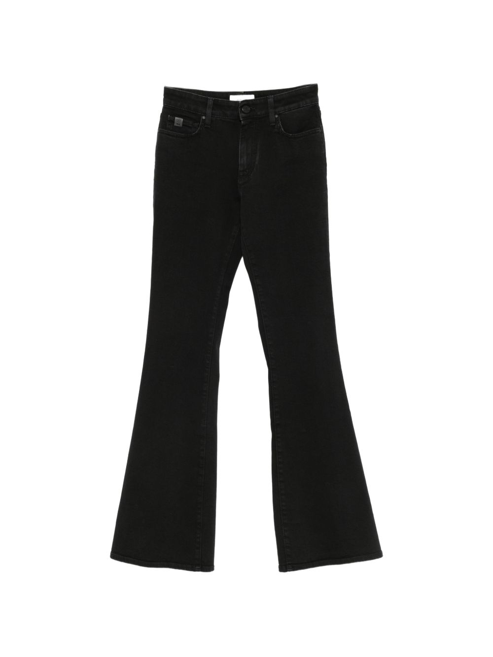 FLARED LEG DENIM JEANS