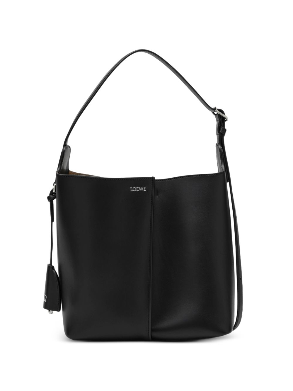 BILBAO MEDIUM LEATHER BUCKET BAG