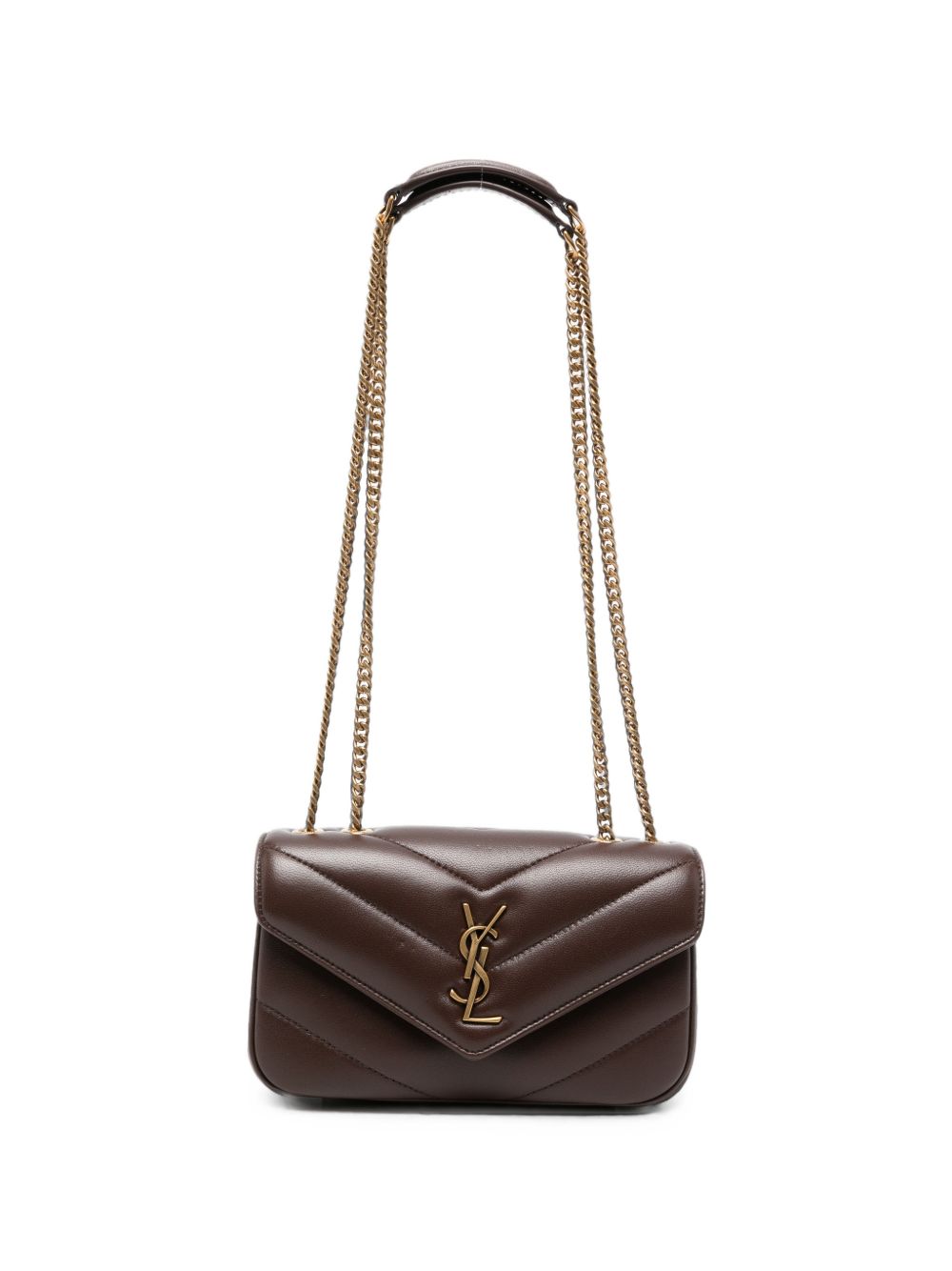 LOULOU MINI SUEDE LEATHER SHOULDER BAG