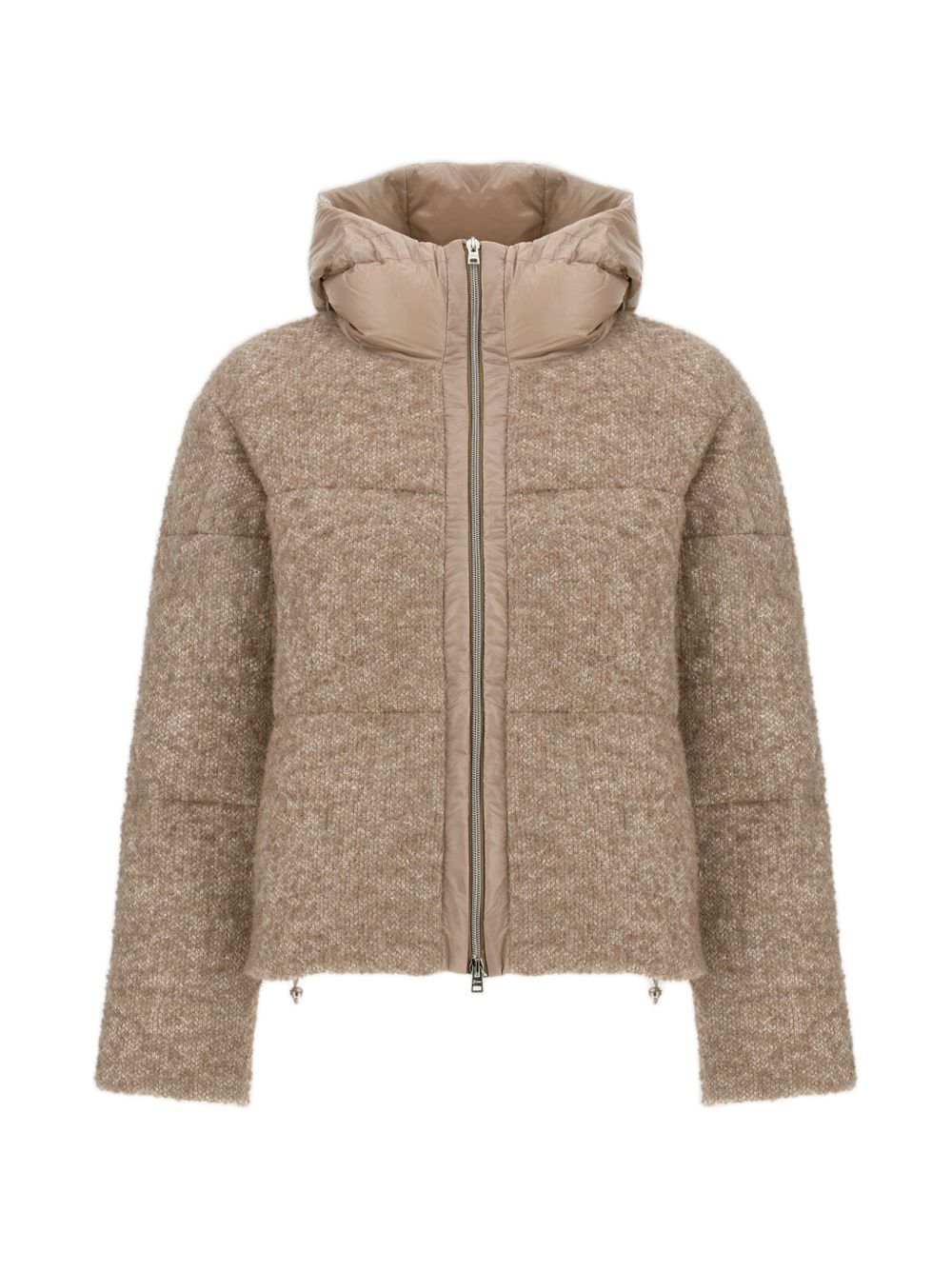 BOUCLÉ SHORT DOWN JACKET