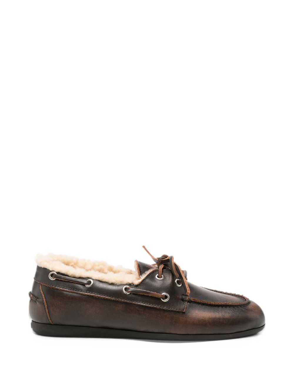 POSA · LEATHER BOAT LOAFER
