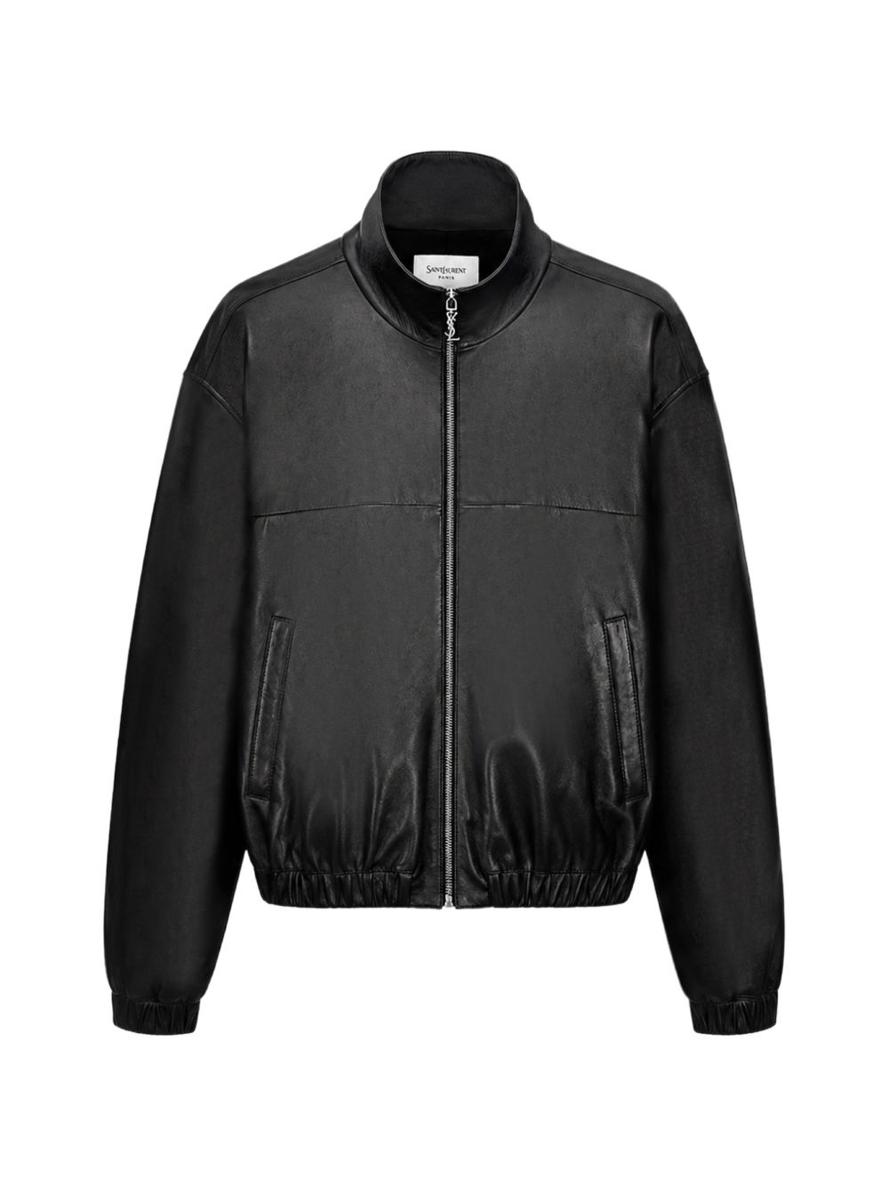 LEATHER BOMBER JACKET