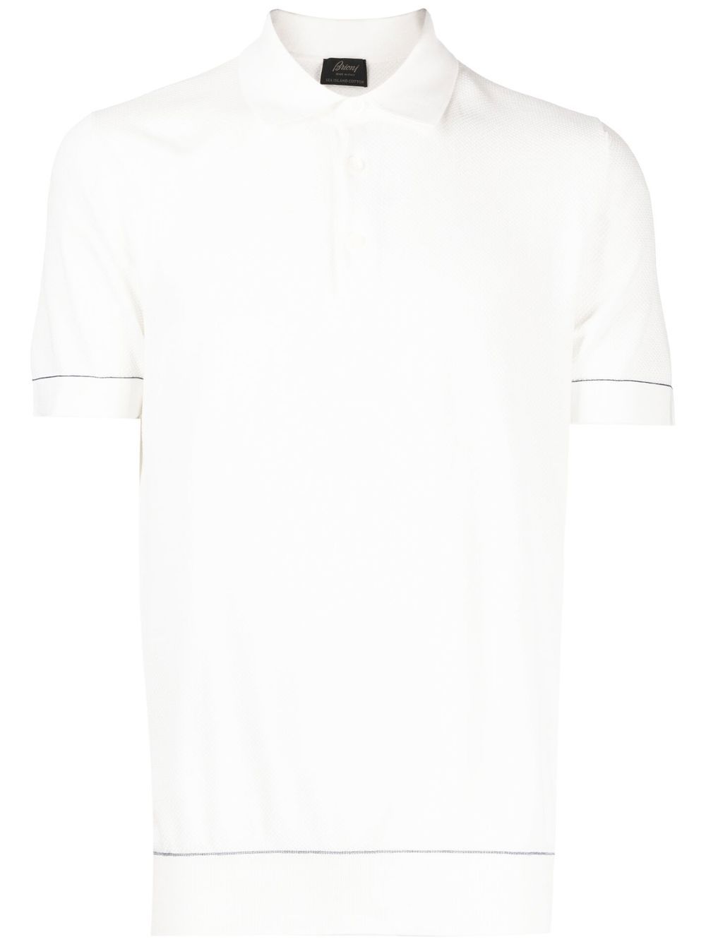 CASHMERE AND COTTON BLEND POLO SHIRT