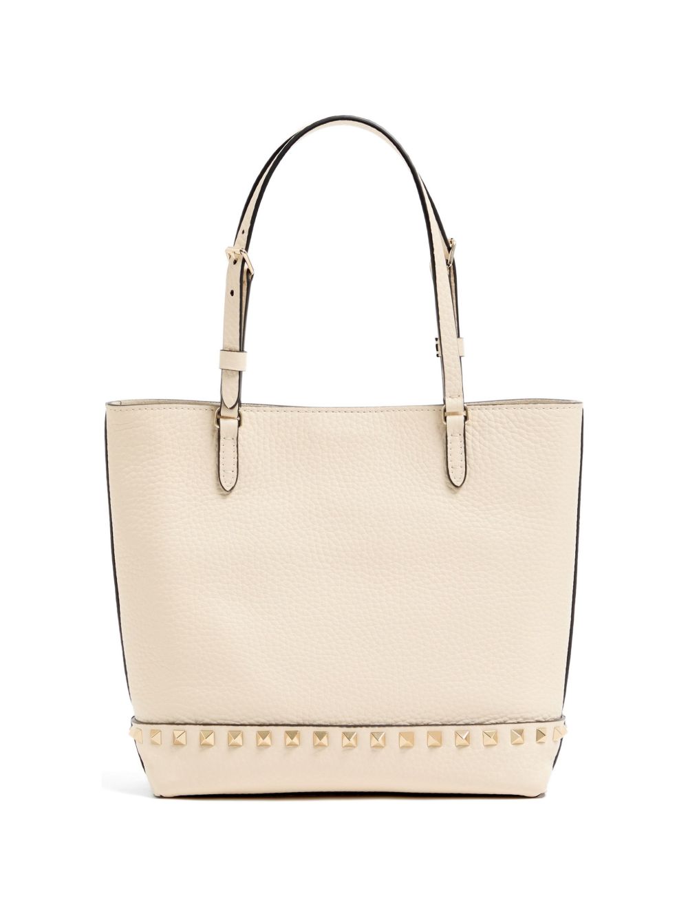 ROCKSTUD SMALL LEATHER TOTE