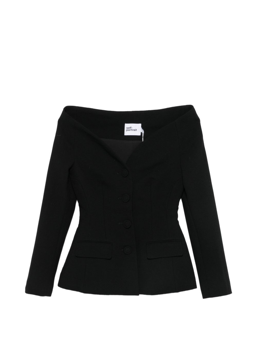 SELF PORTRAIT Jackets — SC26-057JA-BBLACK