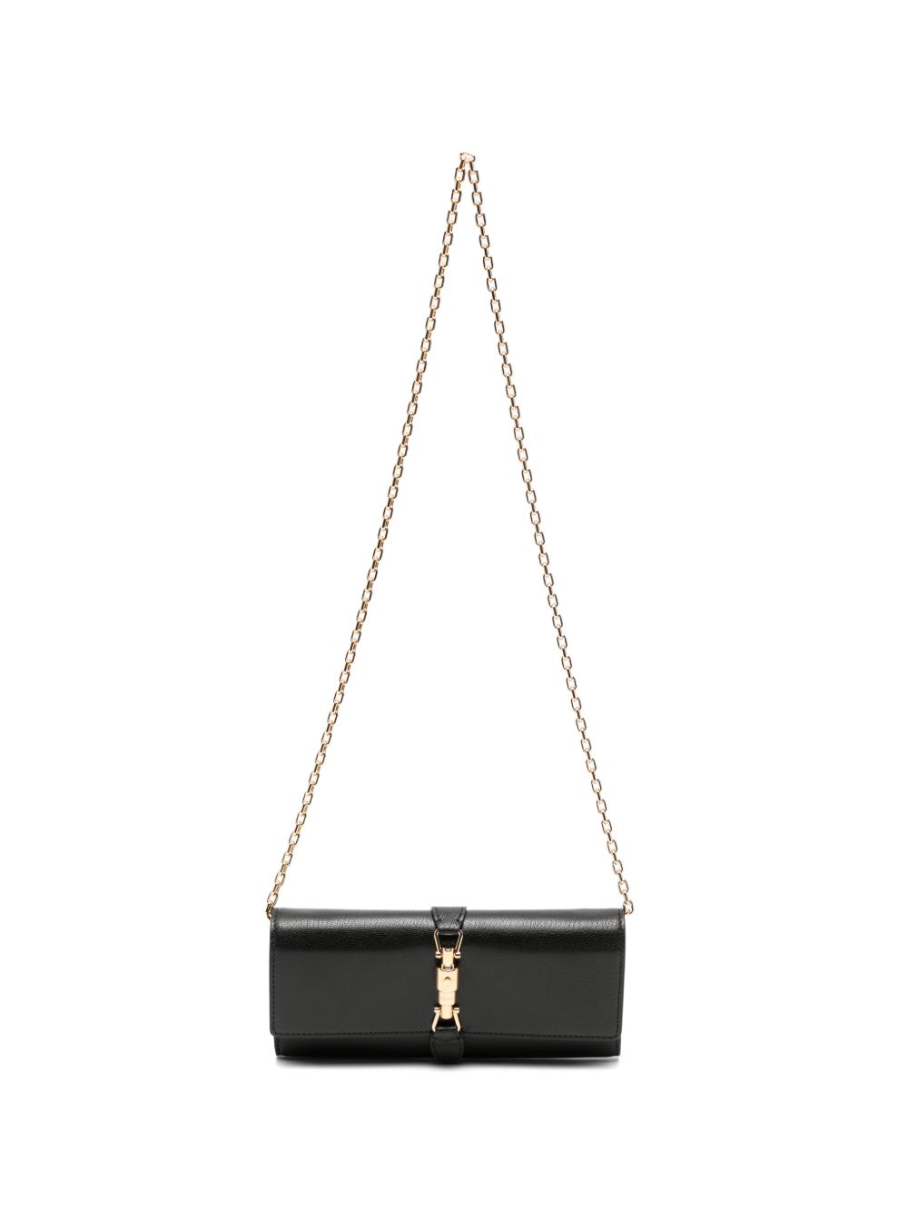 GUCCI JACKIE LEATHER WALLET ON CHAIN
