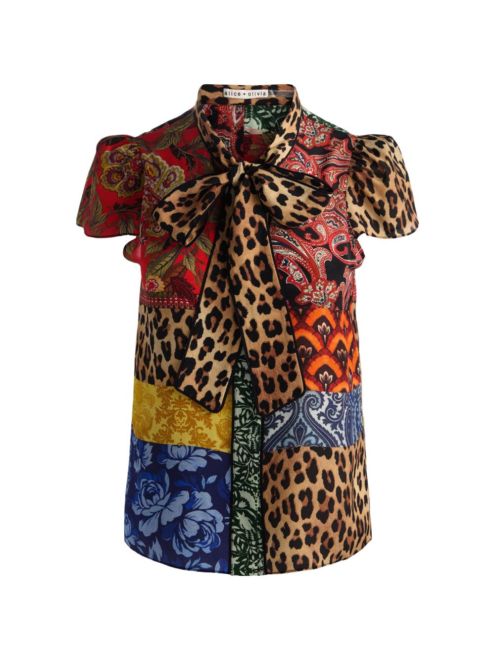 JEANNIE PRINTED SILK SHIRT