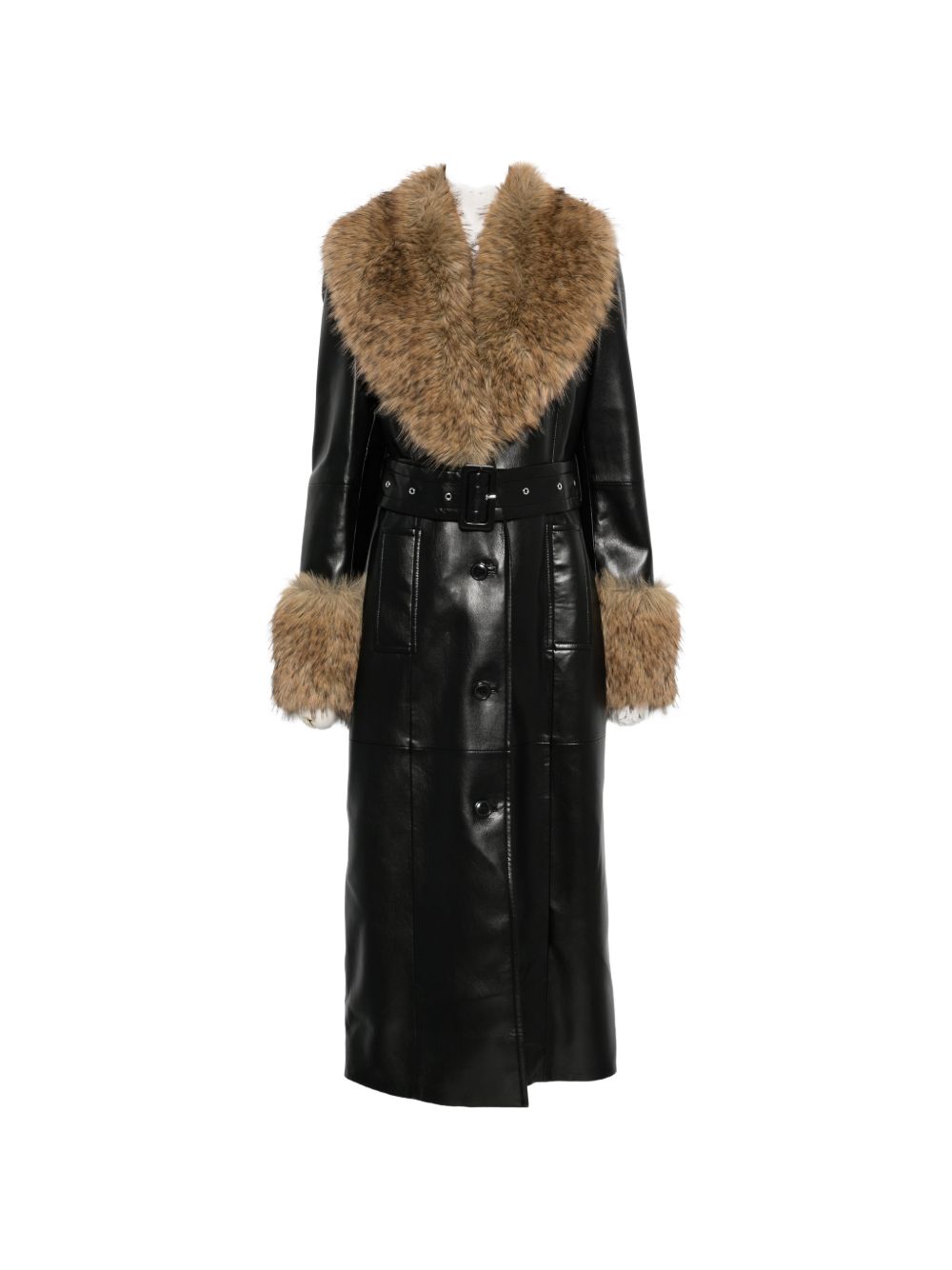 ESTELLA FAUX LEATHER COAT