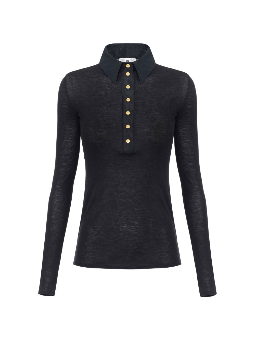 WOOL BLEND POLO SHIRT