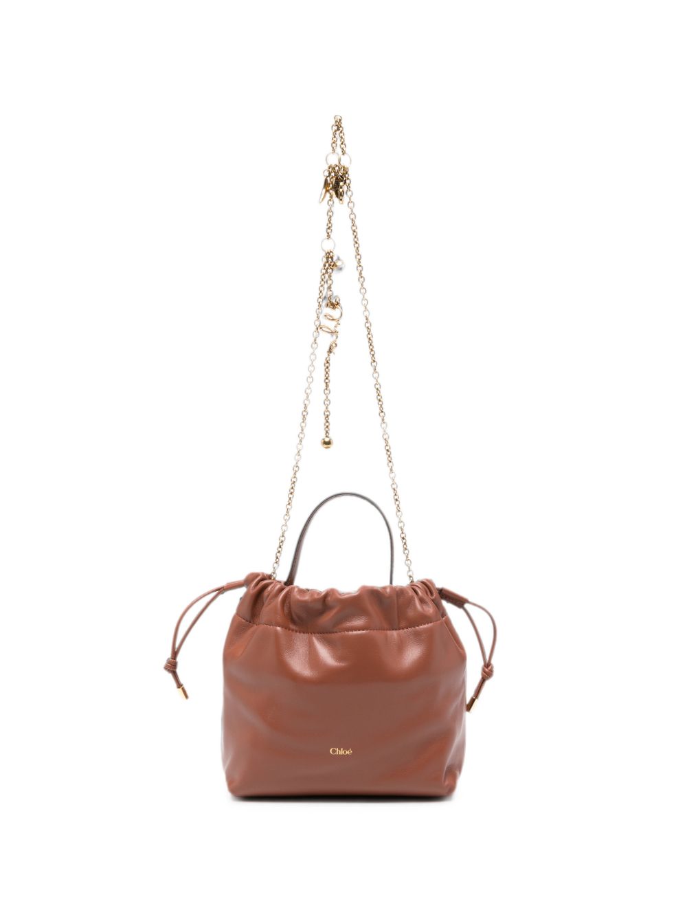 CHLOÉ ICONS LEATHER CLUTCH