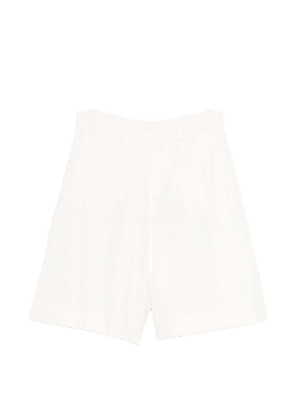COTTON AND LINEN BLEND SHORTS