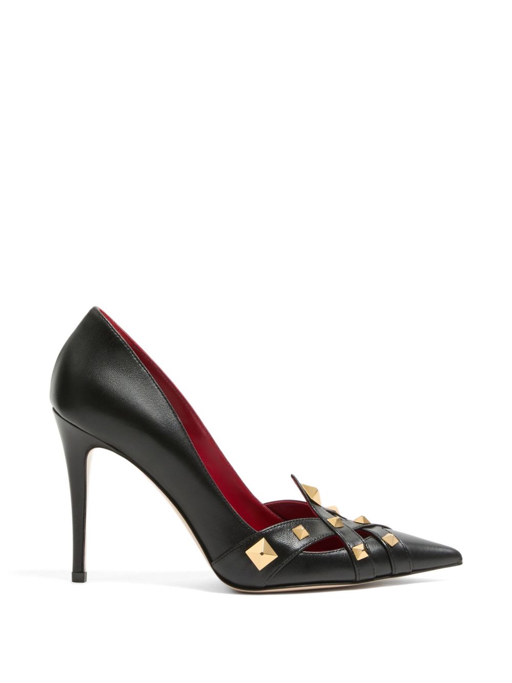 STUDDY LEATHER PUMPS