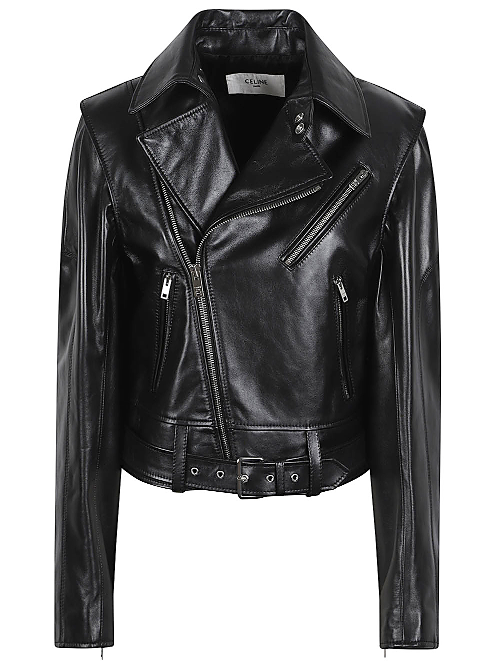 LEATHER BIKER JACKET