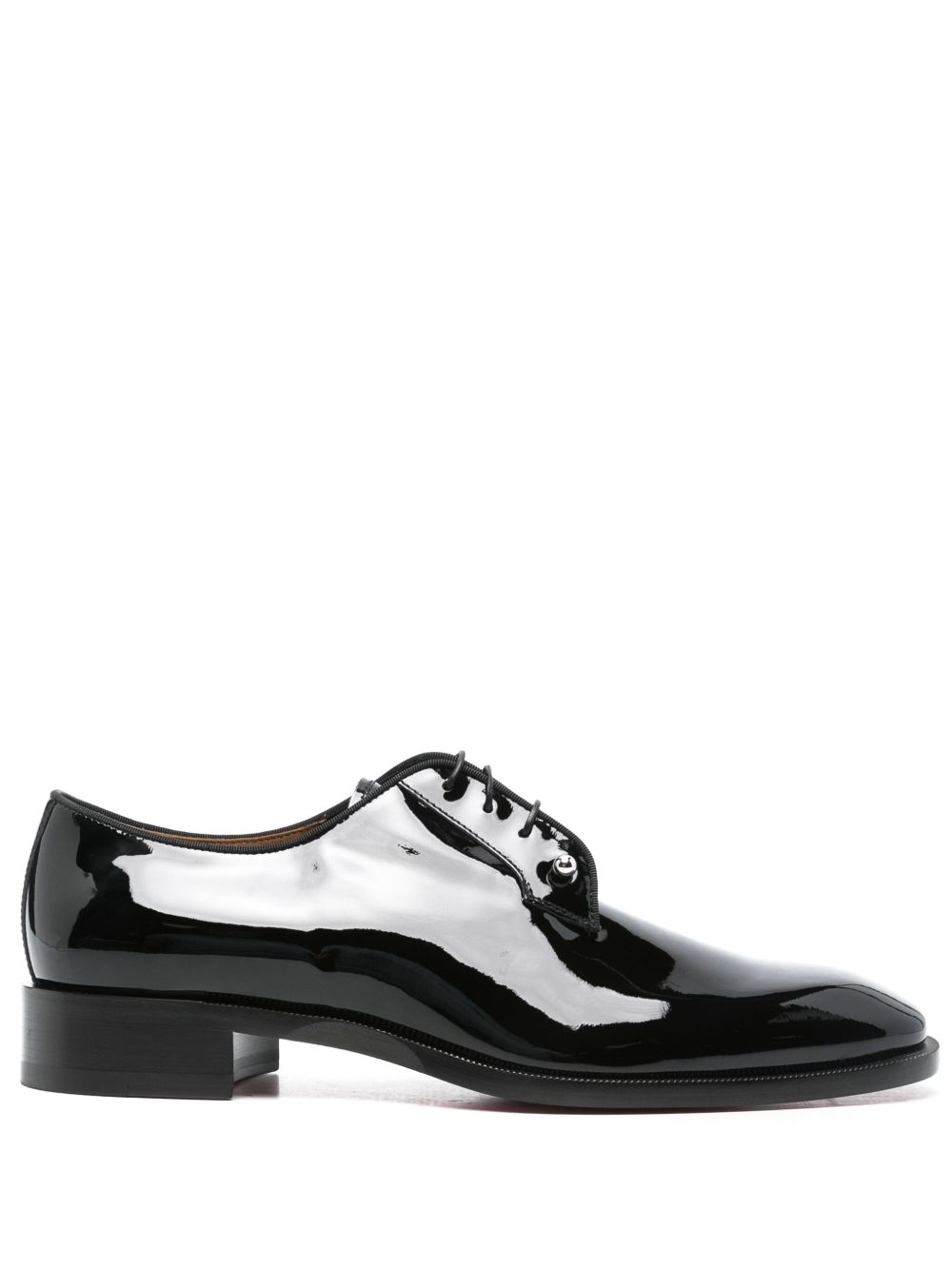 CHRISTIAN LOUBOUTIN · CHAMBELISS PATENT LEATHER DERBY SHOES