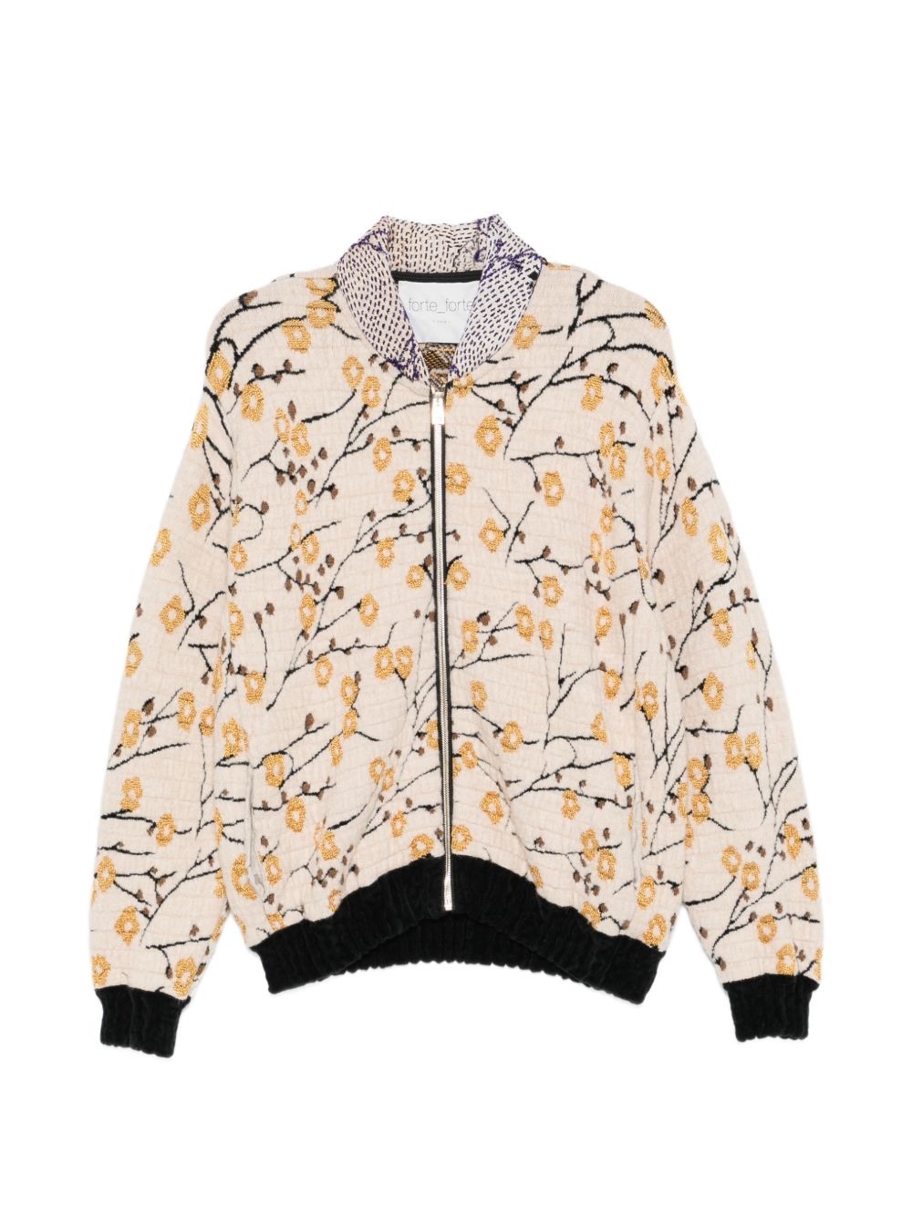 JACQUARD BOMBER JACKET