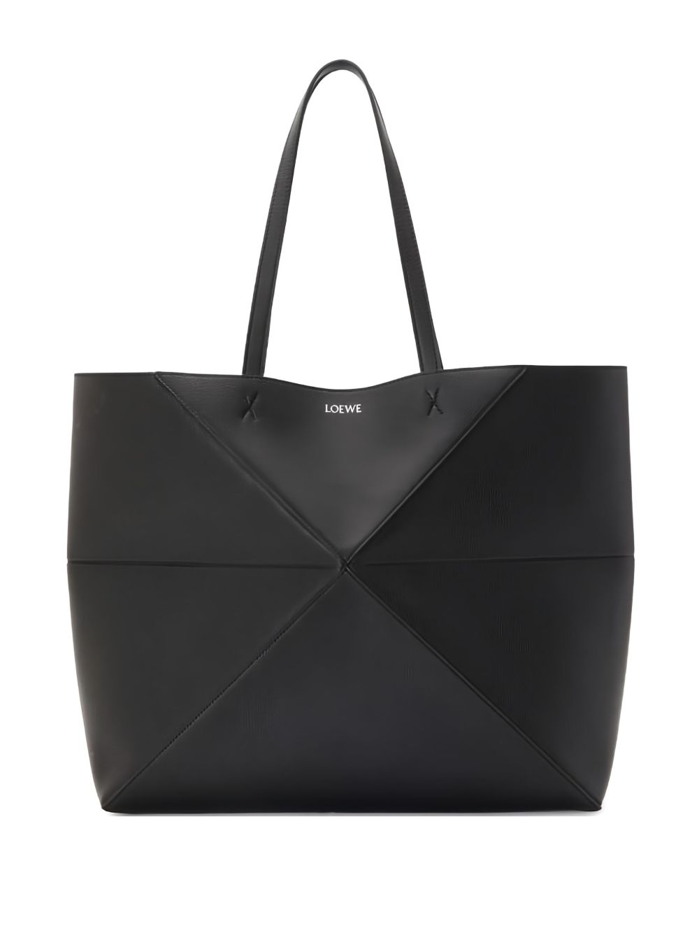PUZZLE FOLD LARGE LEATHER TOTE