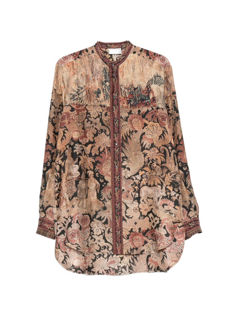 PRINTED SILK SHIRT