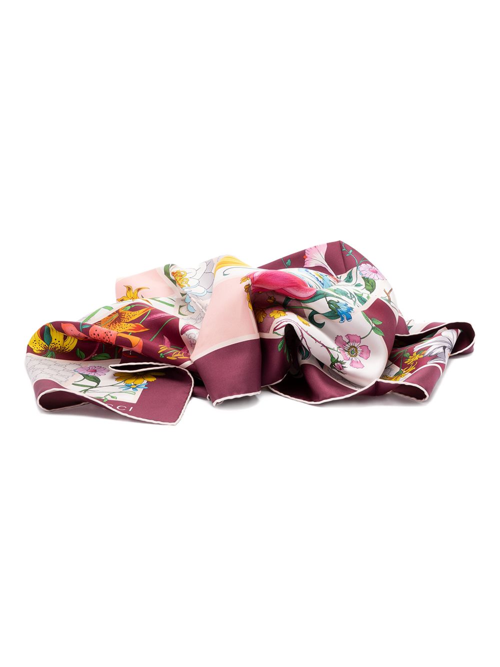 PRINTED SILK FOULARD