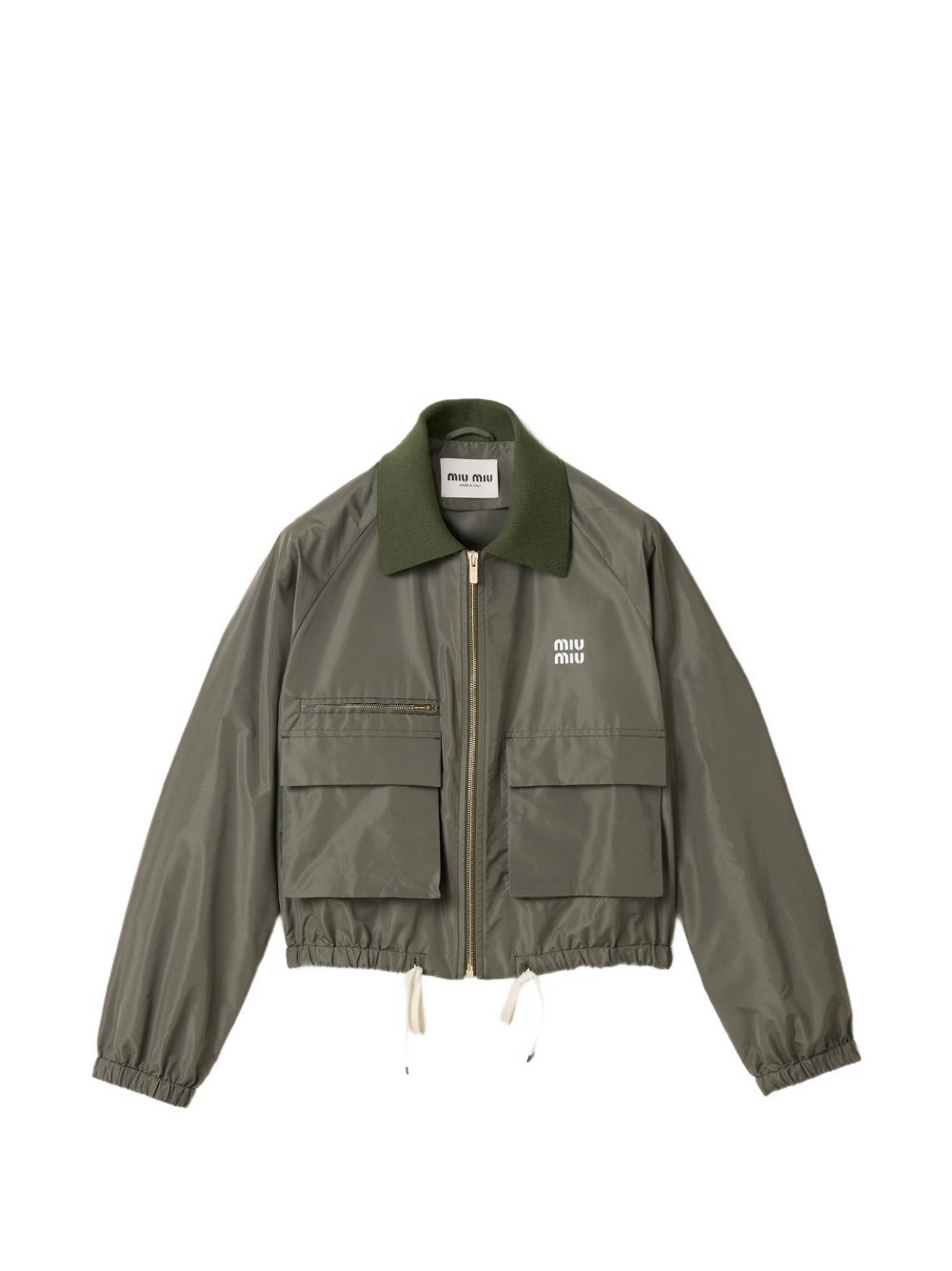 ZIPPED BLOUSON JACKET