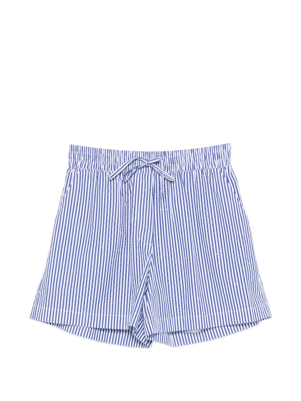 STRIPED COTTON SHORTS