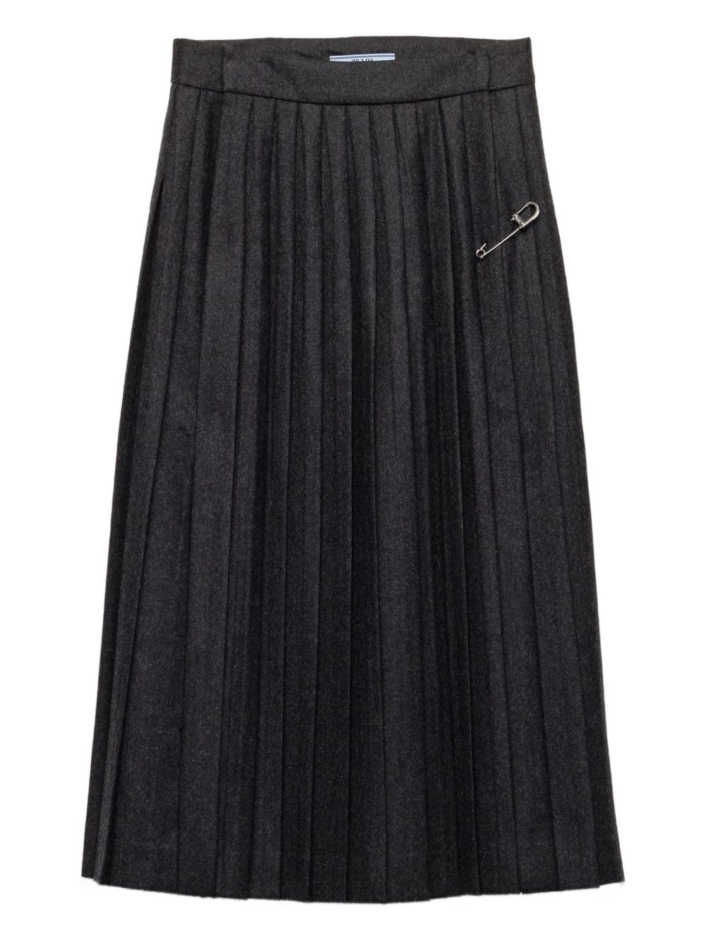 FLANNEL PLEATED SKIRT
