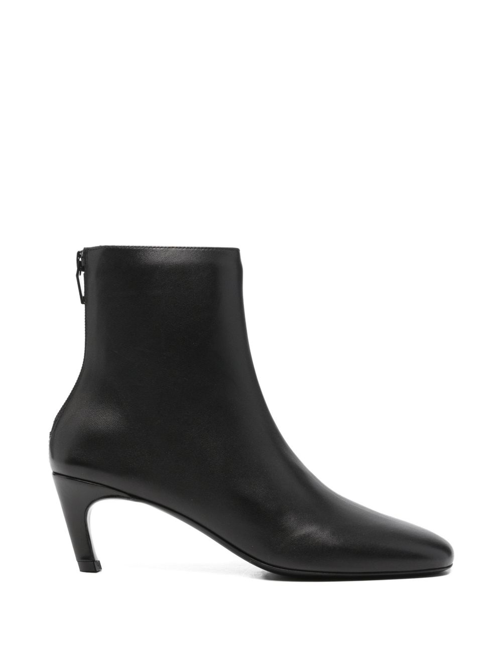 LEATHER ANKLE BOOTS