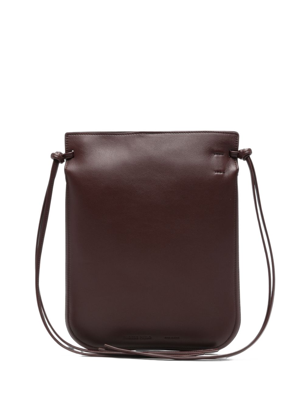 PHOEBE PHILO · GIG TIE POUCH LEATHER SHOULDER BAG