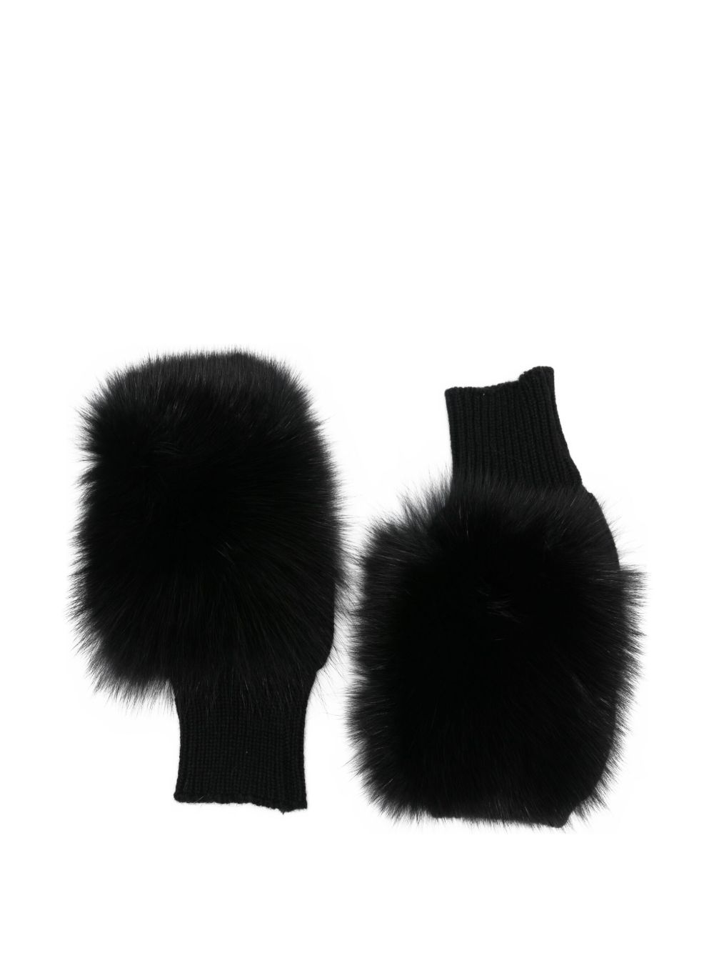 CASHMERE FUR GLOVES