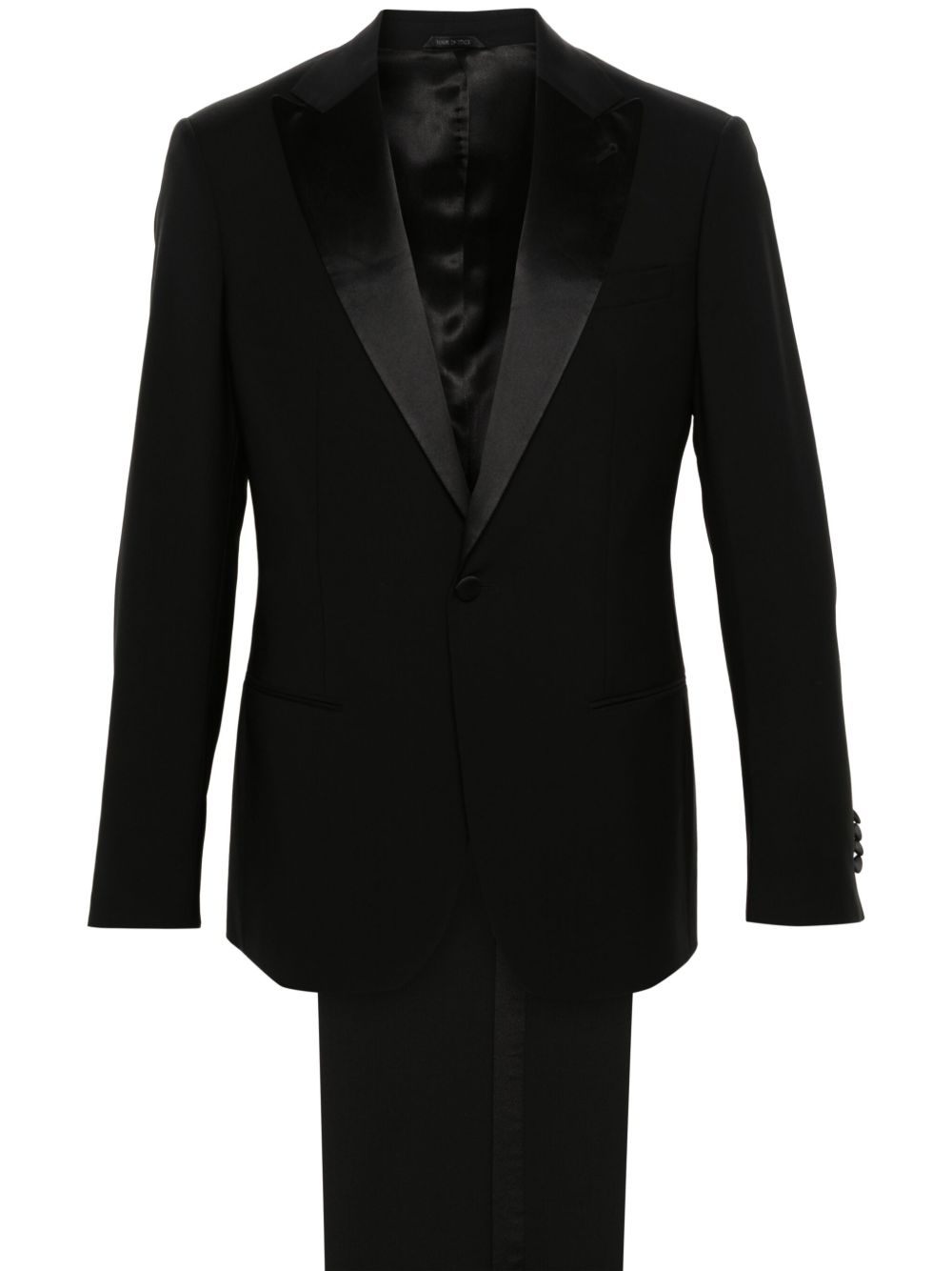 SLIM FIT WOOL TUXEDO SUIT