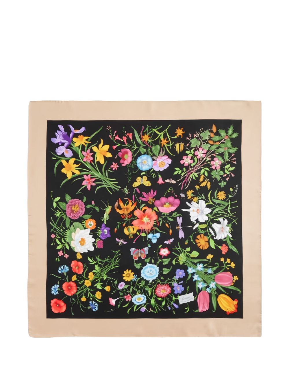 PRINTED SILK FOULARD