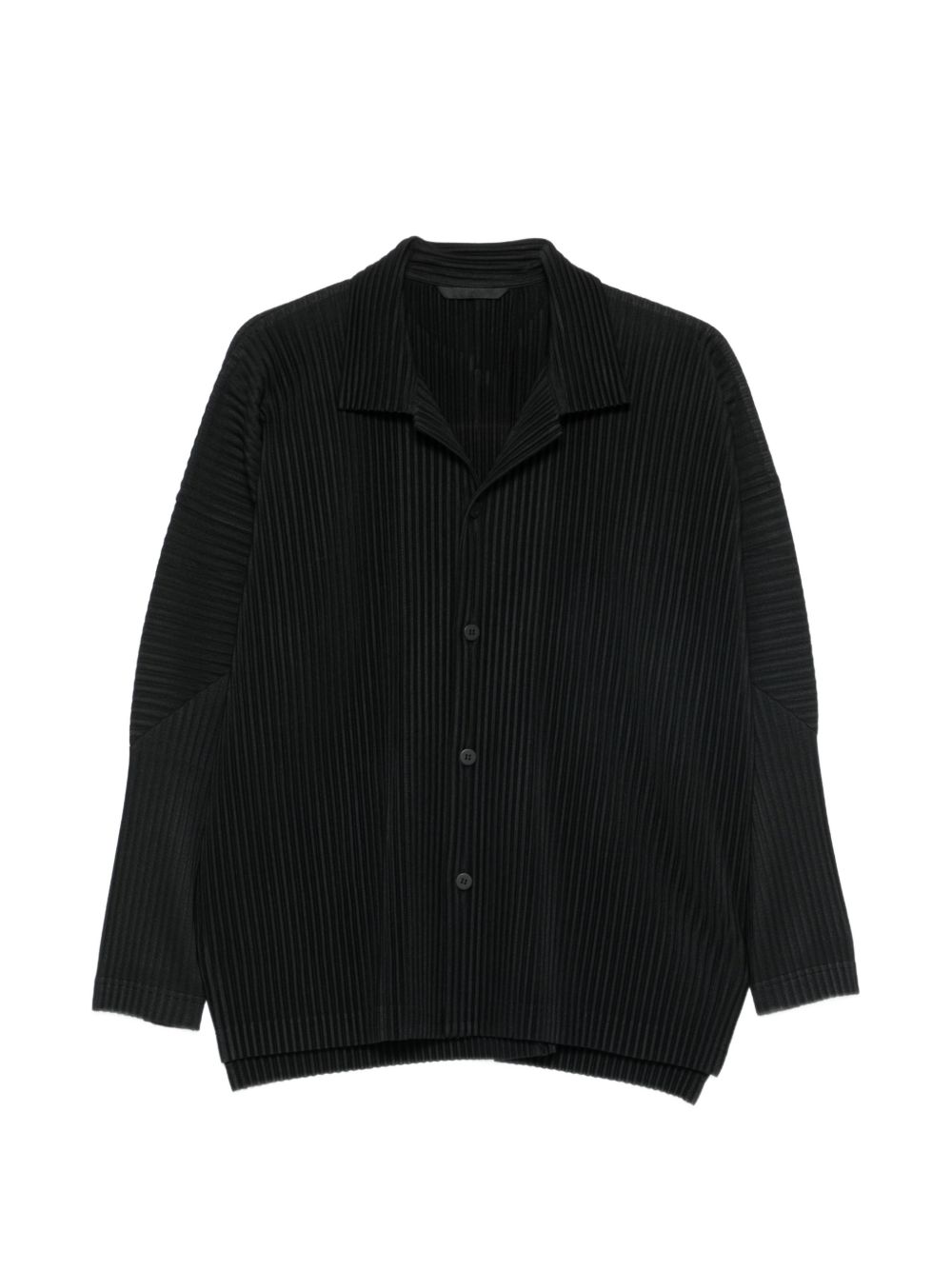 HOMME PLISSE' ISSEY MIYAKE · PLEATED POLO SHIRT