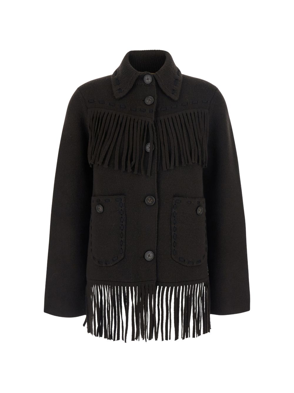 CASHMERE AND WOOL WESTERN JACKET