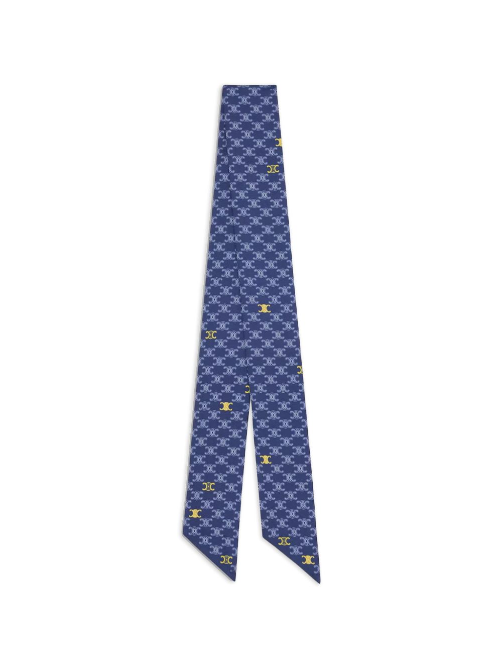 PRINTED SILK LAVALLIERE