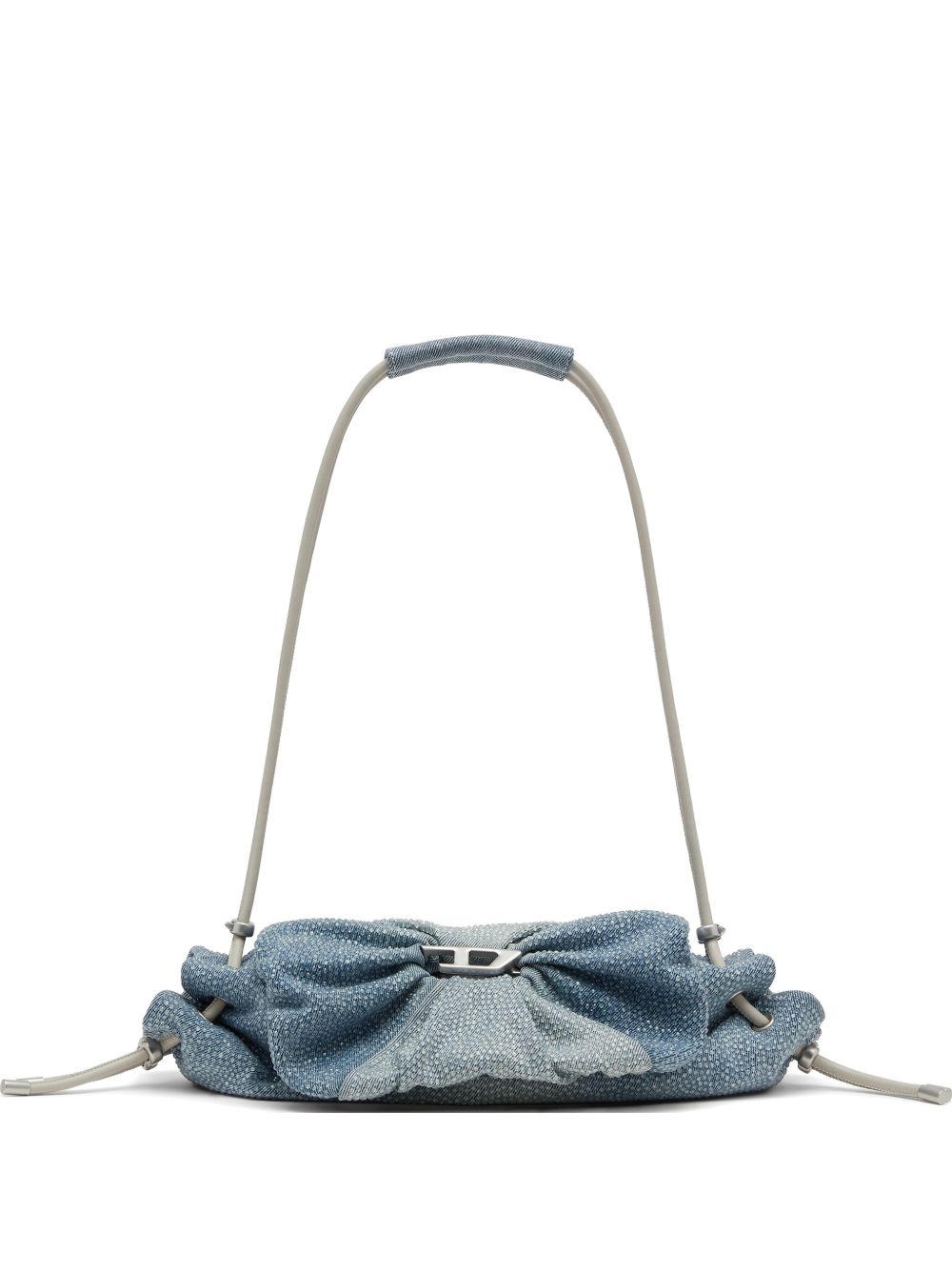 SCRUNCH DENIM SHOULDER BAG