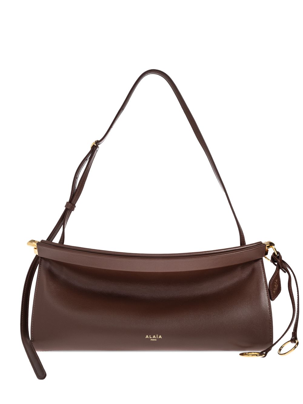 LE CLICK EAST WEST MEDIUM LEATHER SHOULDER BAG