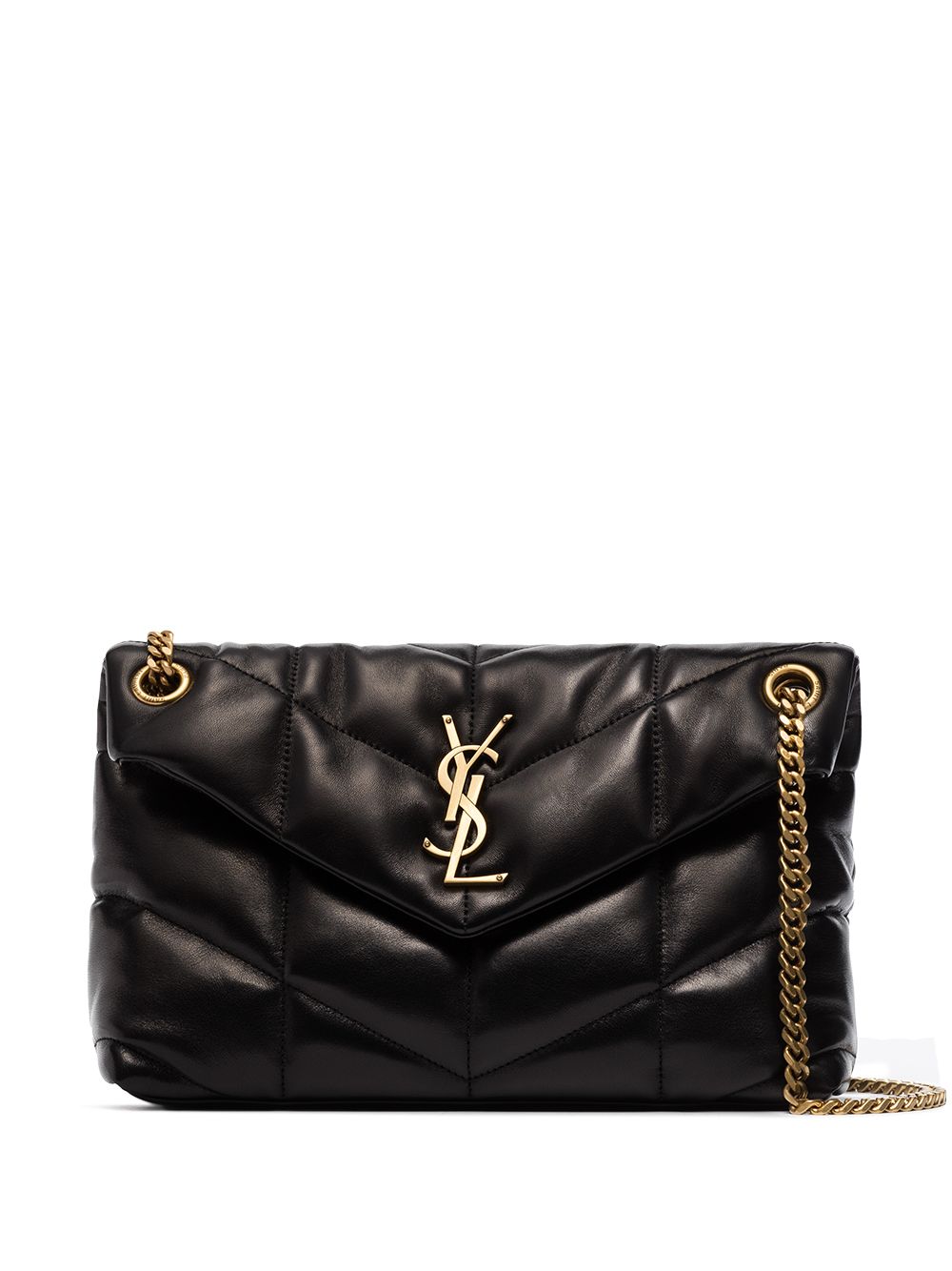 PUFFER SMALL LEATHER SHOULDER BAG