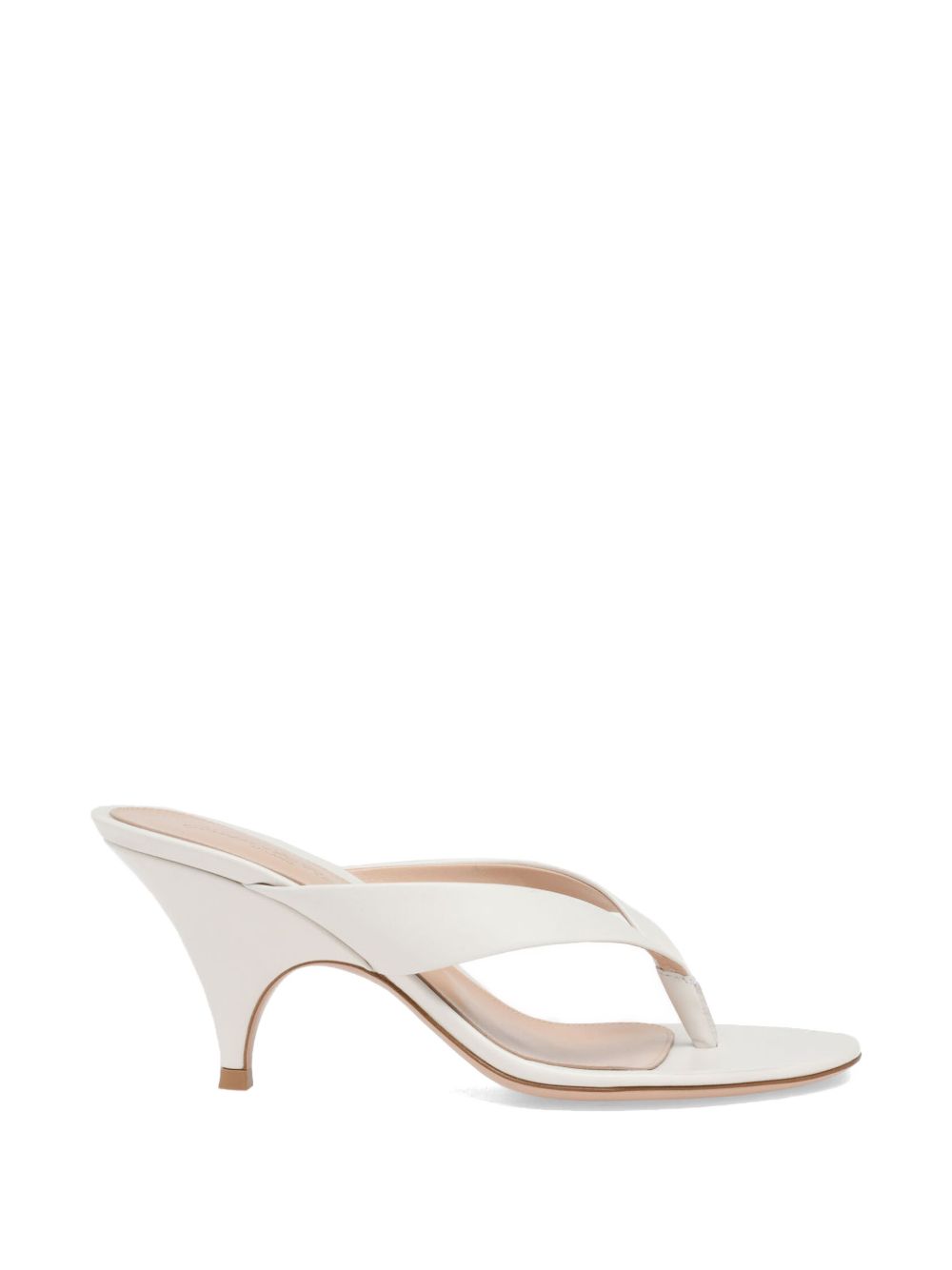 GIANVITO ROSSI · SOFIA LEATHER THONG SANDALS