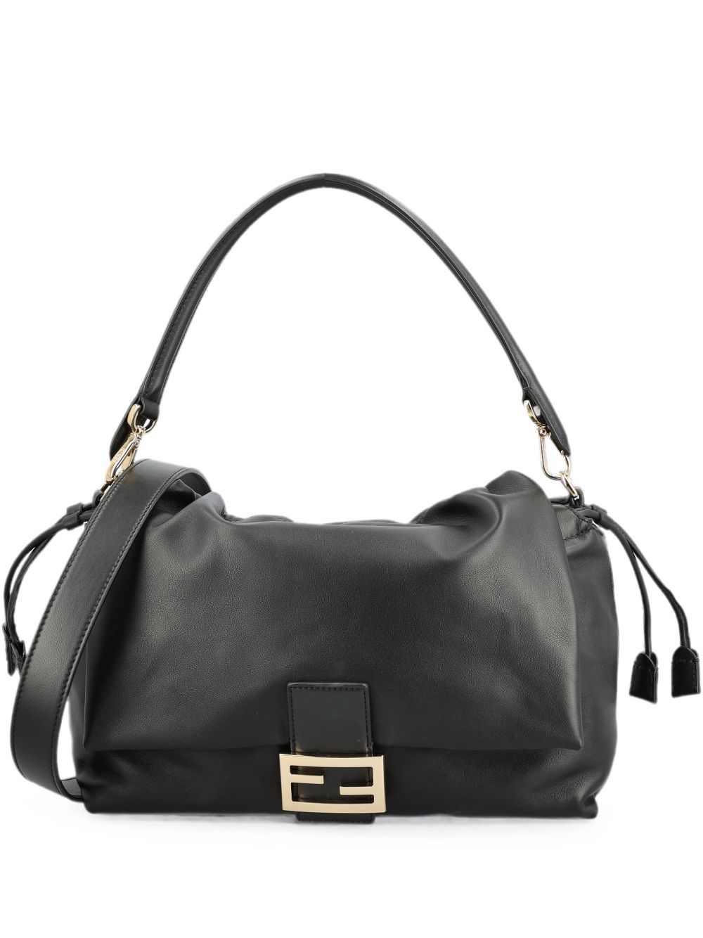 BAGUETTE LARGE LEATHER SHOULDER BAG