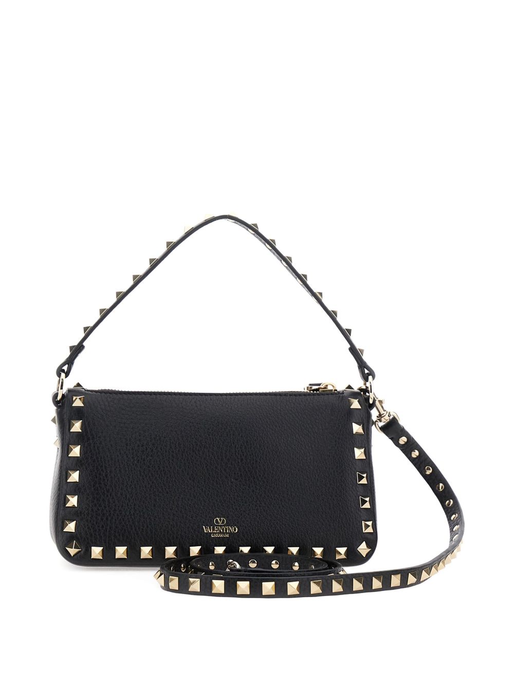 ROCKSTUD SMALL LEATHER SHOULDER BAG