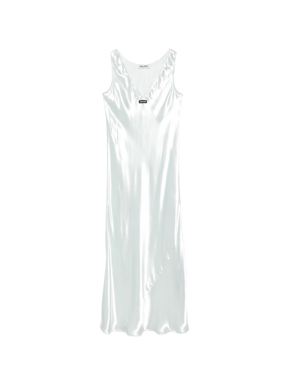 V-NECKED LONG DRESS