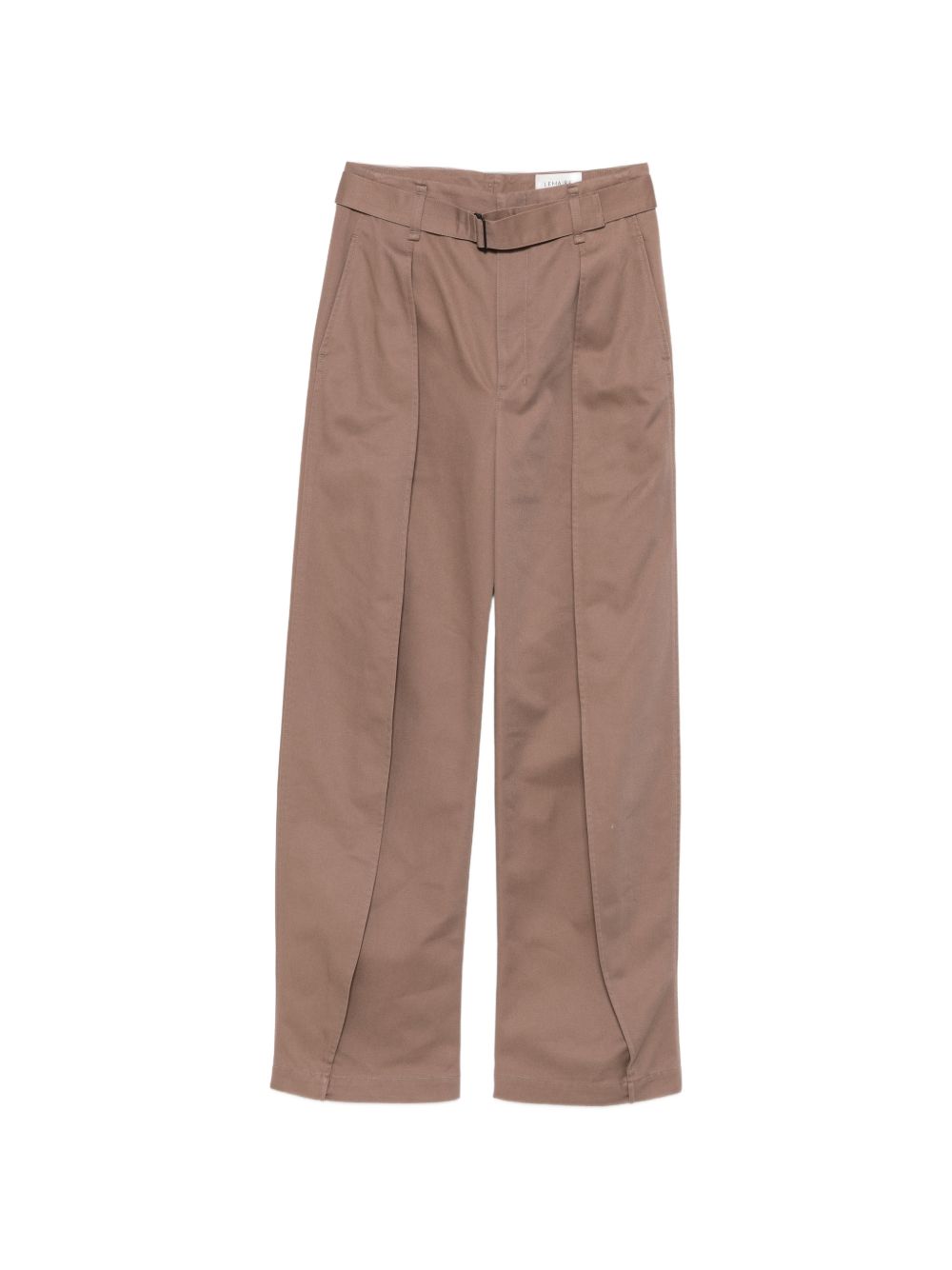 COTTON CURVED TROUSERS