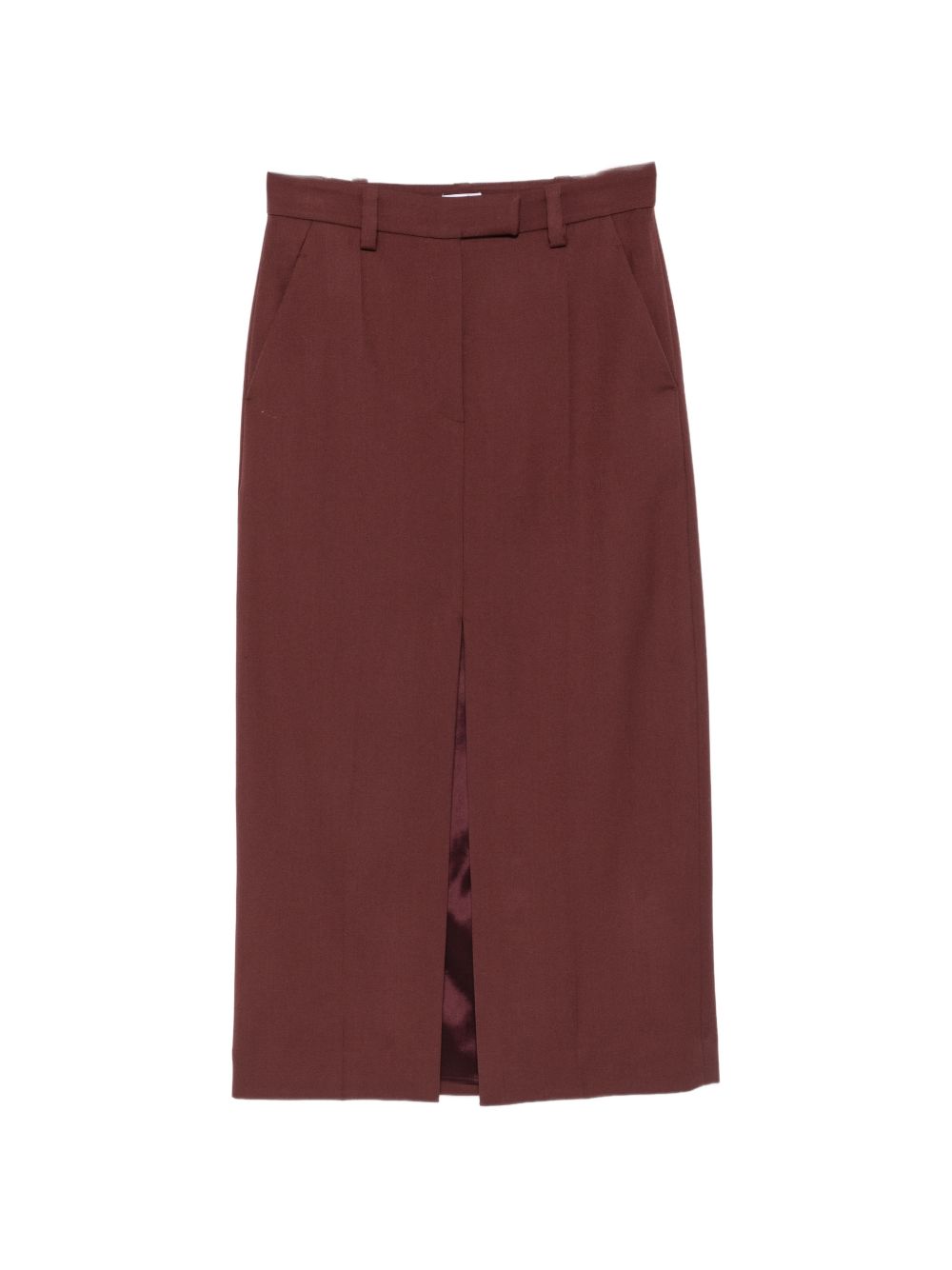 WOOL MIDI SKIRT