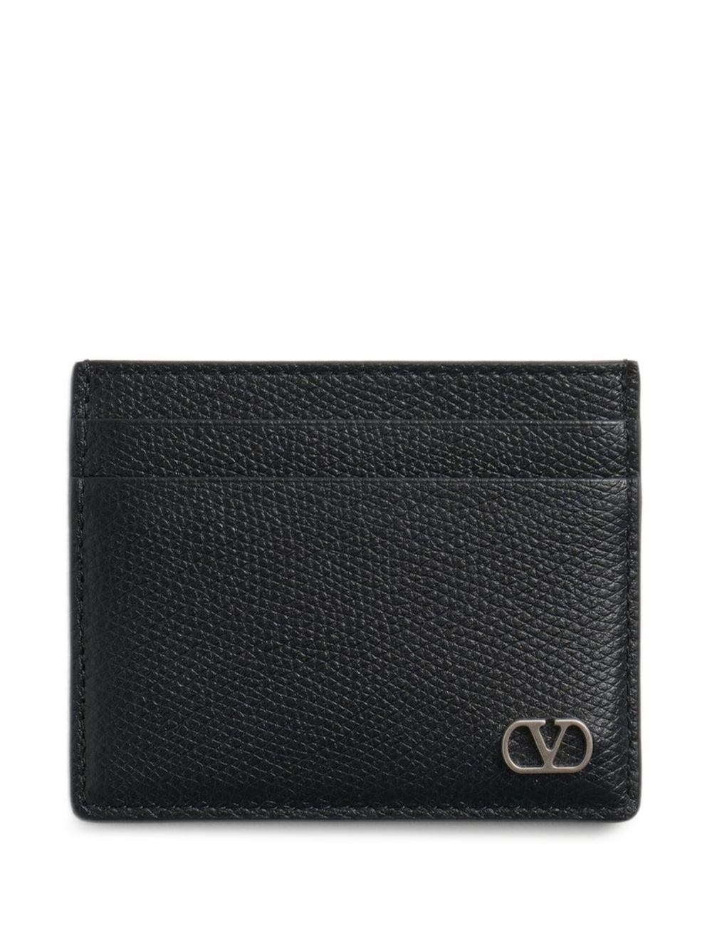 VLOGO SIGNATURE LEATHER CARD CASE