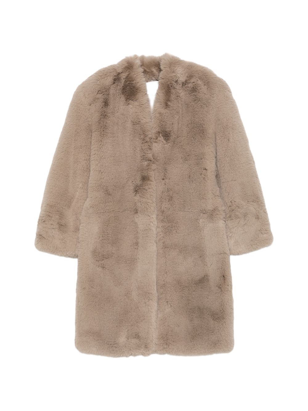 THE FRANKIE SHOP · DESTINY FAUX FUR COAT